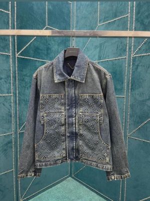 L-OUIS V-UITTON IMPORTED TRENDING DENIM JACKET