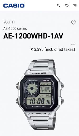 Casio illuminator AE-1200-WHD-1AV - J1868