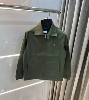 Brook s brothers Olive premium embroidery logo bomber jacket