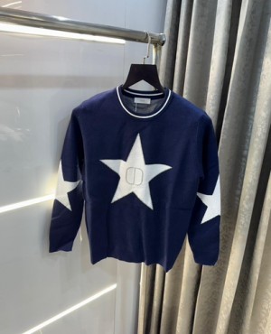 Dio r navy blue star edition premium sweatshirt