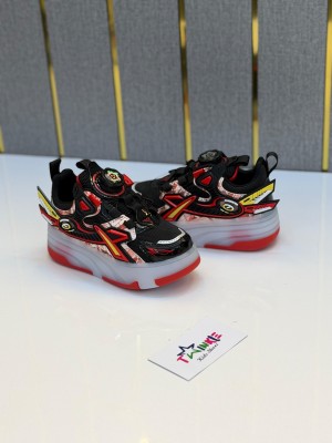 Wheel shoes with charging led lights