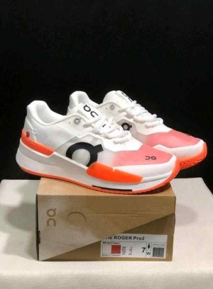 On Cloud Running The Roger Pro 2 White Flame