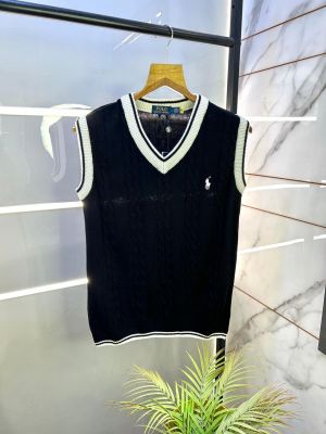 Ralph_Lauren Imported Black Super Premium Sweaters F3054-BL