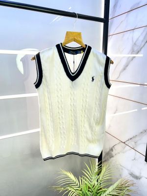 Ralph_Lauren Imported White Super Premium Sweaters F3054-WH