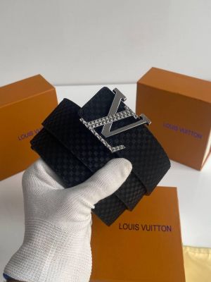 LOUIS_VUITTON EMBOSE BELT WID BOX 181