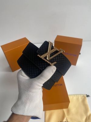 LOUIS_VUITTON EMBOSE BELT WID BOX 185