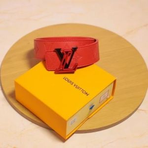 LOUIS_VUITTON EMBOSE BELT WID BOX 187
