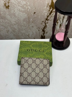 GUCC_I BROWN PREMIUM WALLET WITH OG BOX MODEL NO - 12
