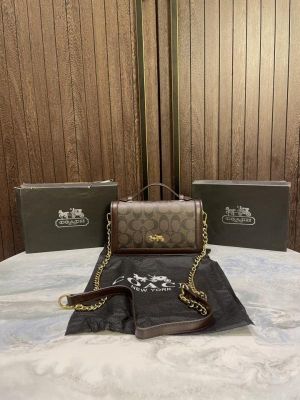 COAC_H handbag with dual belt with box 167
