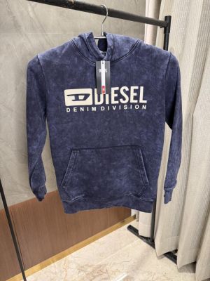 Diese_l Blue Hoodie back side print