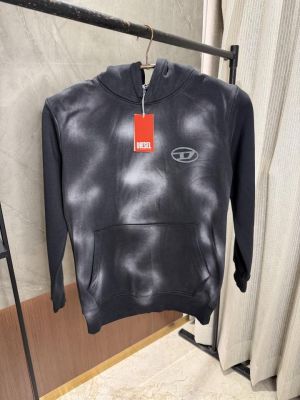 Diese_l Black Hoodie back side print