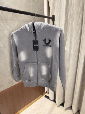 True Religion Light Grey With Back Print Imported Premium Heavy Quality 