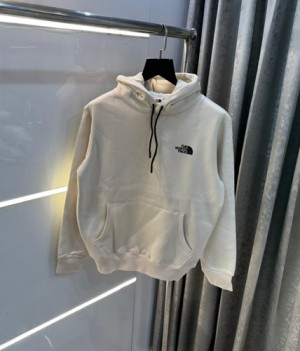 Nort h face cream premium fleece hoodie