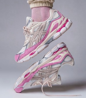 ASICSS GEL NYC CREAM MINERAL BEIGE PINK