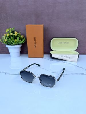 LOUIS_ VUITTON 3809 LIMITED EDITION SILVER BLUE SHADED GLASSES