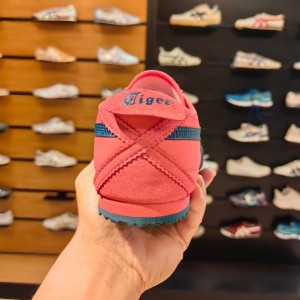Onitsukaa Tiger Mexico 66 Pink Cameo Mako Blue