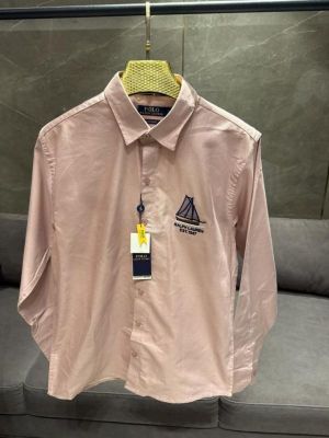 RALPH LAURE_N PEACH YACHT CLUB SHIRT