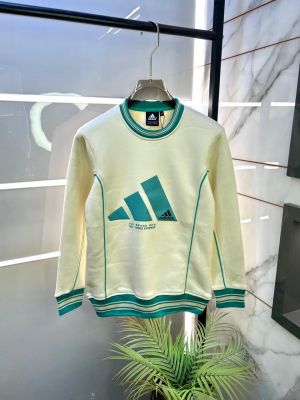 Adida s Imported Off-white Super Premium Sweatshirts F3212-OF