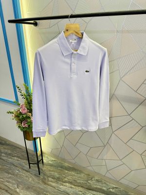 Lacost_E Premium Quality Full Sleeve T-Shirt Store Article (Lavender)