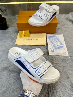 LV NBA TRAINER SLIDES WHITE UA 