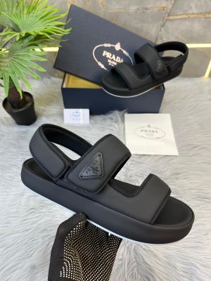 Prad_a Milano Black Sandals UA