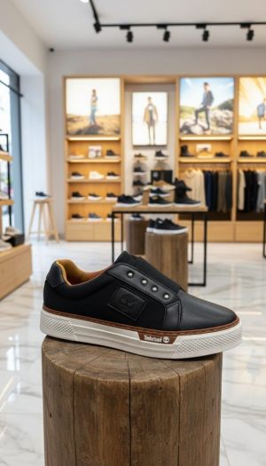 TIMBERLAND BLACK SLIP-ON SNEAKER 2025