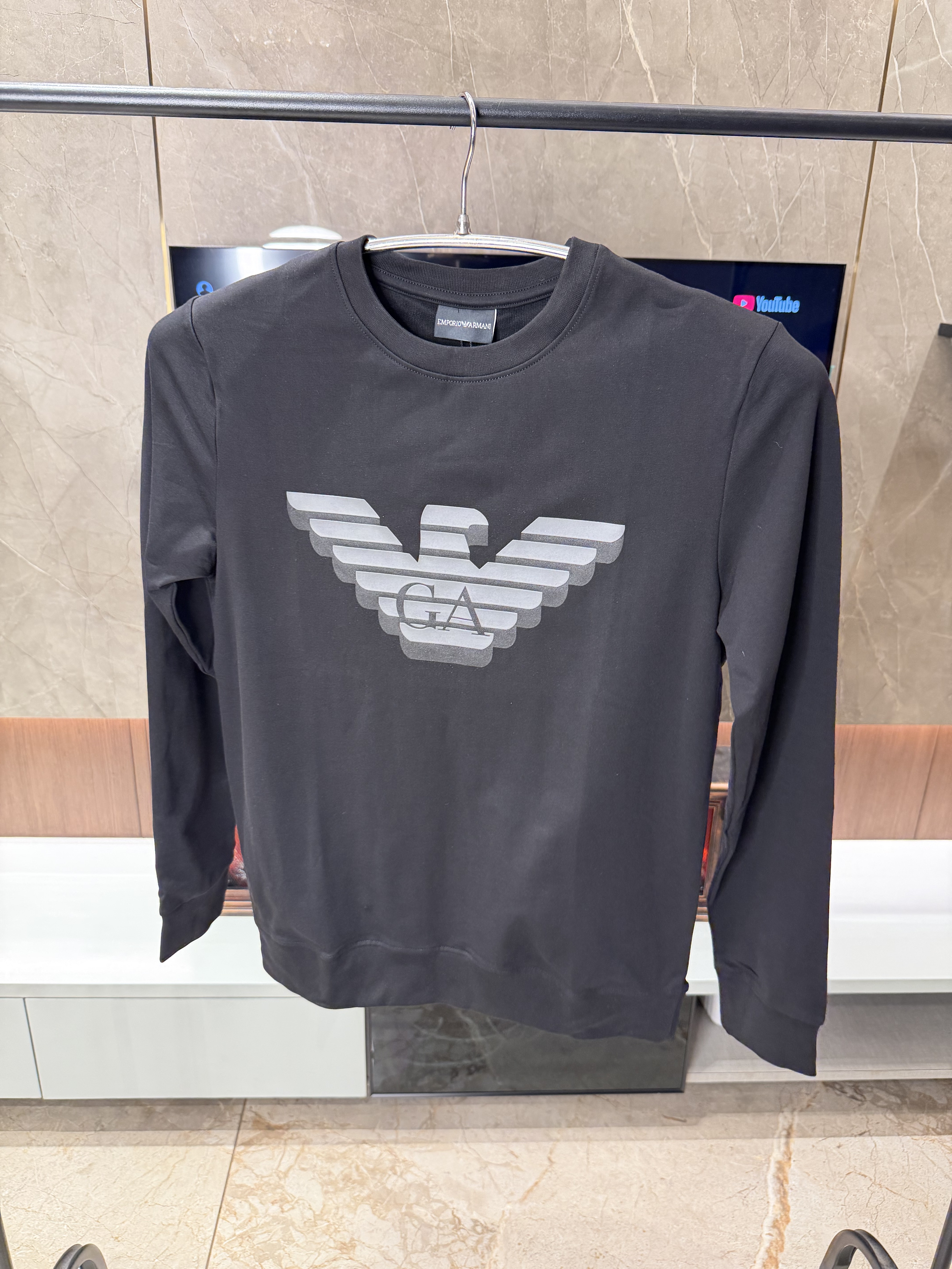Emporio Arman i Black Sweatshirt Imported