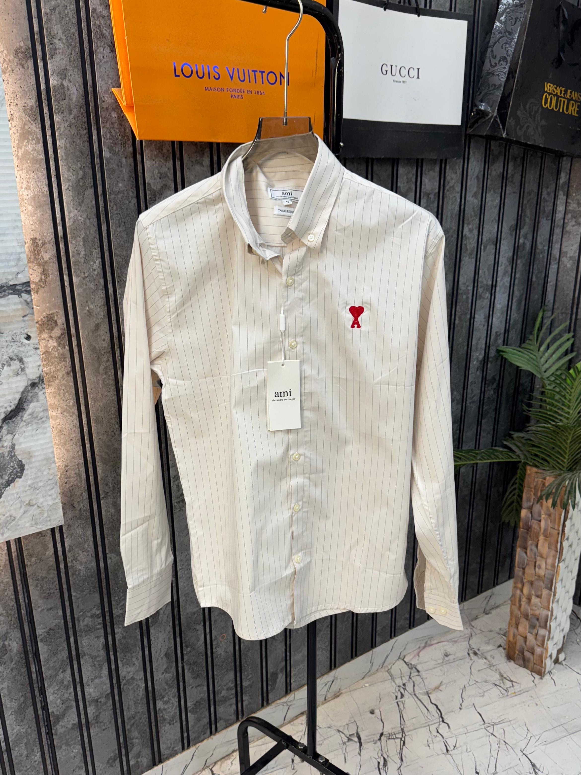 Ami.Paris.Imported.Very.Premium.Full.Sleeves.Shirt.MR245