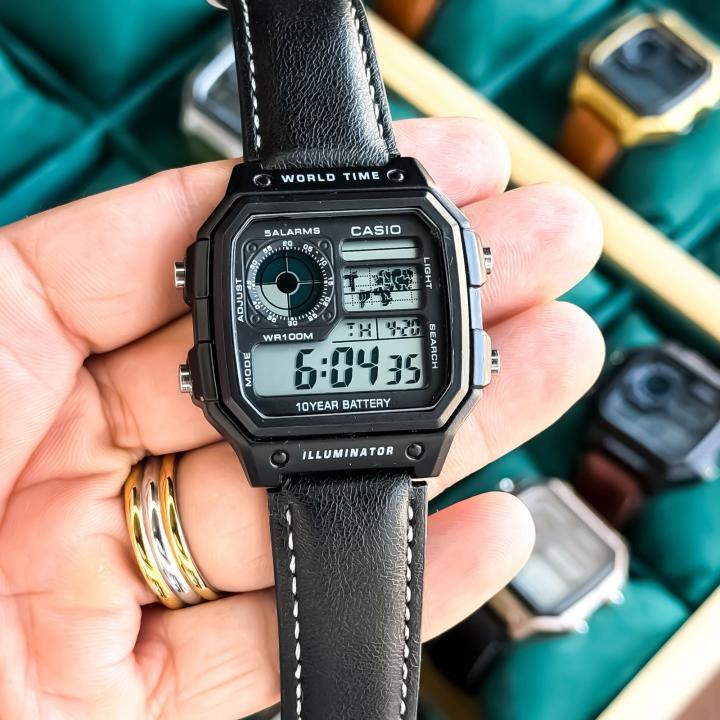 Casio AE-1200 Illuminator - J1231 World Time