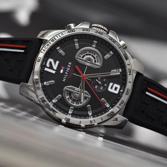 Tommy_Hilfiger Decker Silver- Black - J502