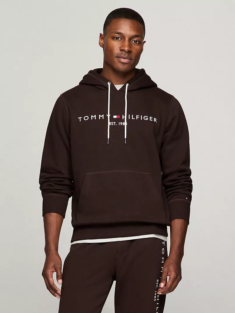 Tommy_Hilfiger Store Article Hoodie (Brown)