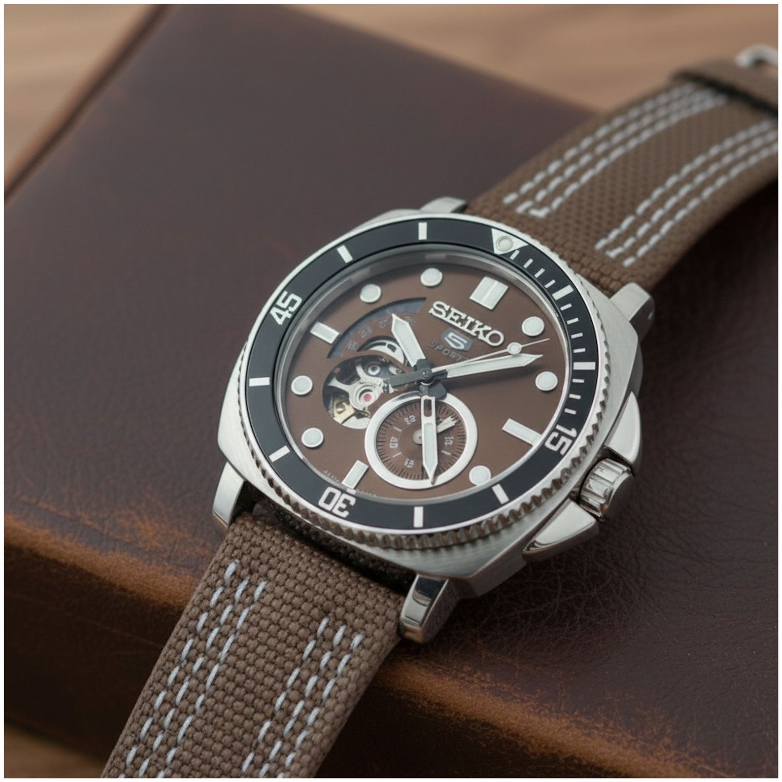 Seiko 5 Sprots Automatic Brown