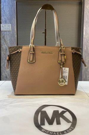 Michael_kors_voyager jet set print tote bag with dust bag 5444