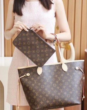 LOUIS_VUITTON NEVERFULL BROWN MONOGRAM WITH DUST BAG 