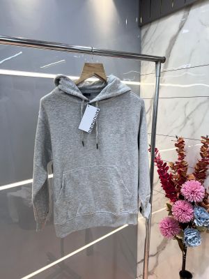 Drip house Grey Imported Cotton Fleece Fabric Embroidery Logo Regular fit Hoodie 3090