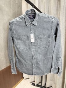 Ralph Laure n light Grey Denim Shirt Imported 