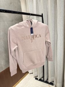 Nautica Pink Hoodie Fleece Cotton very Premium
