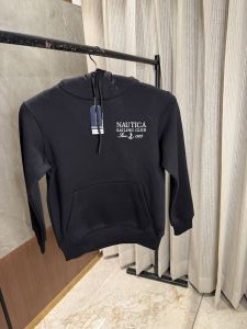 Nautica Black fleece Cotton premium Hoodie