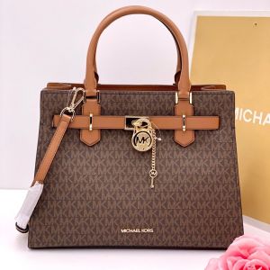 Michael_Kors Hamilton EastWest Satchel-Brown 2085
