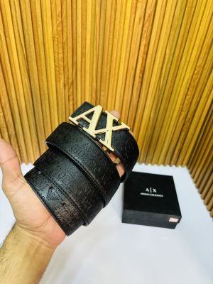 06 AX ARMAN_I GOLDEN BLACK PREMIUM QUALITY BELT