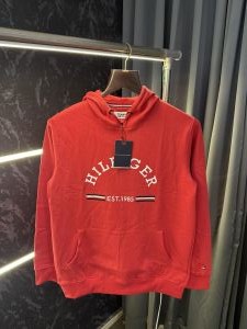 Tommy_Hilfiger Store Article Hoodie (Red)