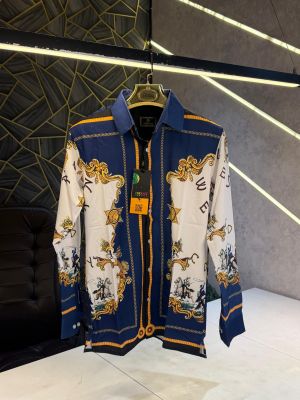 VERSACE PRINTED PREMIUM IMPORTED SHIRT WITH BRAND POLLY BAG (1745)