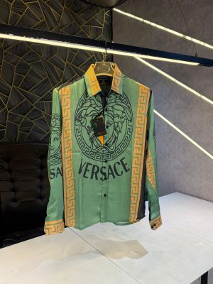VERSACE PRINTED PREMIUM IMPORTED SHIRT WITH BRAND POLLY BAG (1744)
