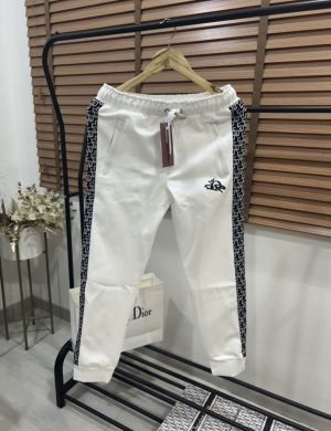 Christian Dio_r Monogram Print Imported Premium Trackpant With Brand Box & Carry Bag