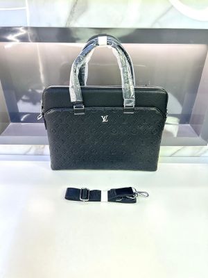  Louis_Vuitton Black Laptop Bag X Office Bag Fa 132