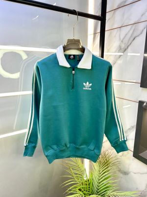 Adida s Sky Imported Super Premium Half Sweatshirts F3097-SK