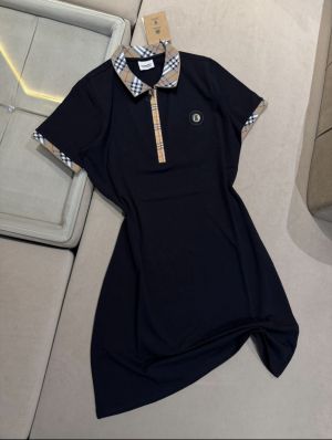 Burberr_y Black Imported Extra Premium Long Top For Women