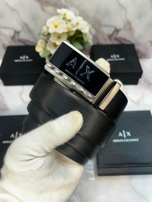 Ax ARMAN_I EXCHANGE PREMIUM QUALITY IMP REVERSEABLE BELT WITH OG BOX