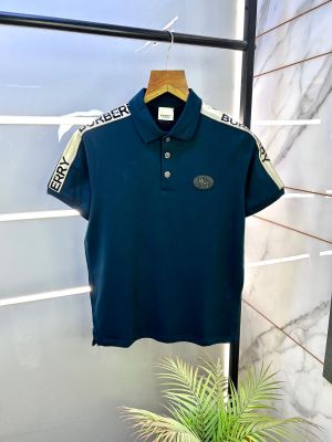 Burberr y Green Premium Collar Neck Polo T-shirt F3258-GR