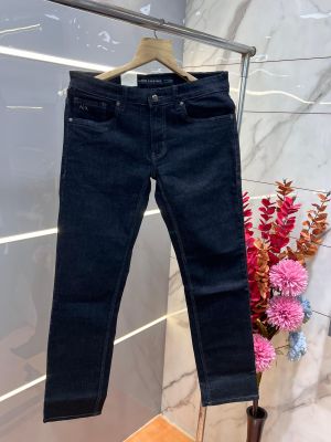 Arman i Exchange Jet Black Imported Lycra Slim Fit Ankle Lenght Hyperflex Denim 3311